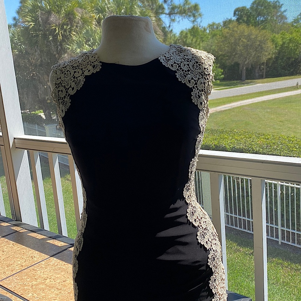 Dressy dress black and Gold